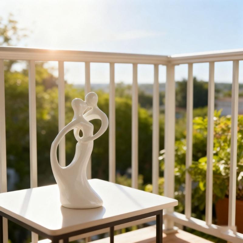 Home Decors Modern Abstract Art Kissings Lover Statue Table Decorations for Dining Room Living Room Office Centerpieces