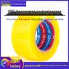 Yellow Large Transparent Packaging Tape Roll for Express Sealing