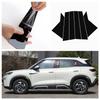 For BYD Atto 3 Yuan Plus UP Shiny Black Center Pillar Sticker Window Decoration Door Frame Cover Accessories