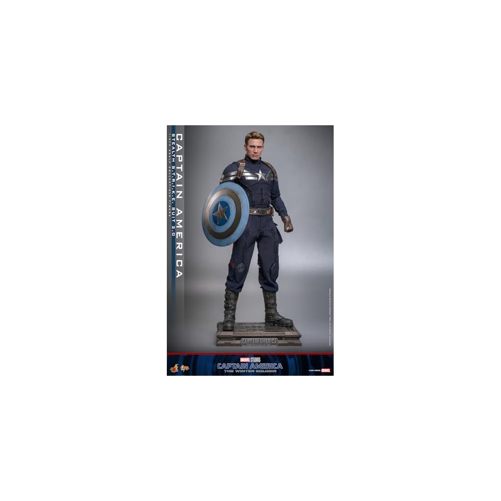 Movie Masterpiece Captain America Winter Soldier 1/6 Scale Figure Stealth Suit Version