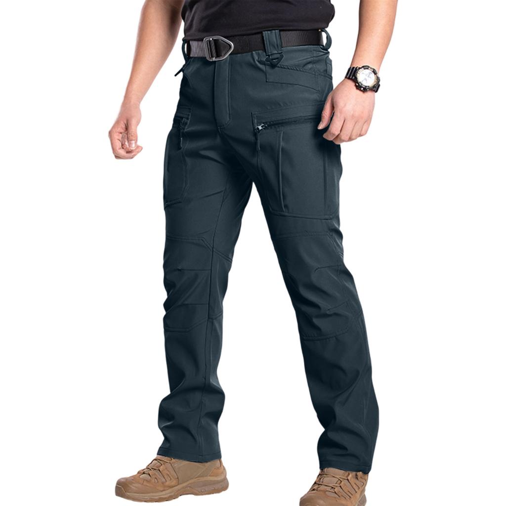 Mens Pants Cargo Work Pants With Multi-pocket Breathable Hiking Travel Fishing Construction Pants