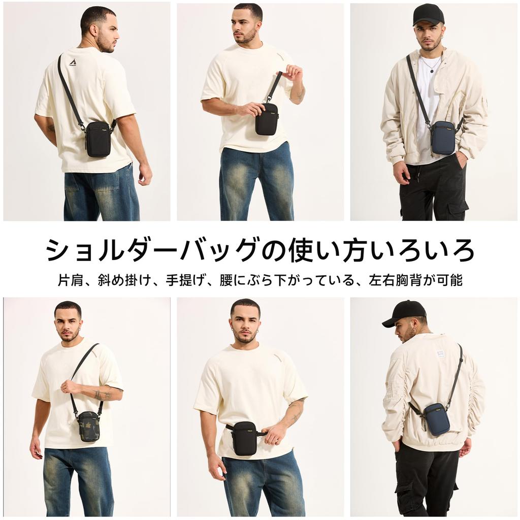 iBUTSARU Small Waterproof Waist Mini Clutch Multifunctional Lightweight Shoulder Crossbody Bag for and Business Trips Men's Bag, Bag, Bag, Commuting,