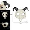 Unique Pu Goat Mask For Halloween Parties Fun And Playful Costume Accessory For Kids