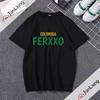 Ferxxo  Breathable Tshirt Rapper Feid Printed Tshirts Summer Short Sleeve Tee Hip Hop Unisex Women Streetwear Tshirt