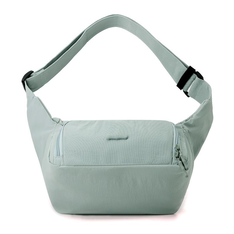 New Women's Crossbody Shoulder Bag Macaron Color Simple Commuter Versatile Chest Bag Fanny Pack
