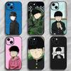 Anime M-Mob Psycho 100 Shigeo Kageyama Phone Case Phone Case Soft Packaging Lightweight For iPhone17 16 15 14 13ProMax