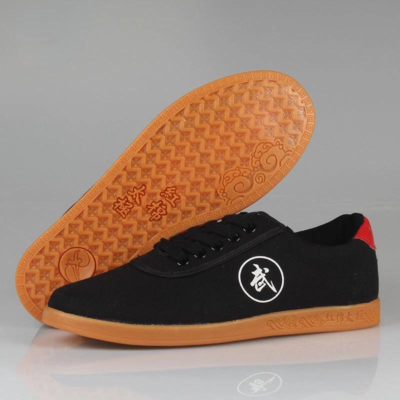 Mode Tai Chi Schuh Sehne Sohle Qualität Kampfsport Schuhe Canvas Weiche Sohle Übung Kung Fu Schuhe Paar Sneaker