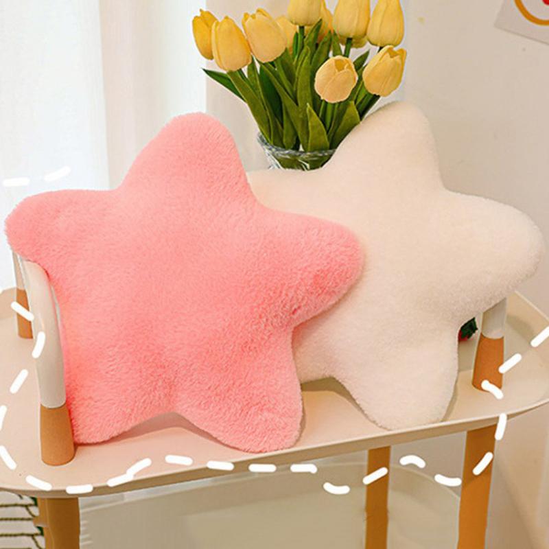 40 cm drăguț pernă cu brânză cu unt jucărie de pluș dormitor canapea pernă scaun pentagon în formă de stea cadou de aniversare pentru copii