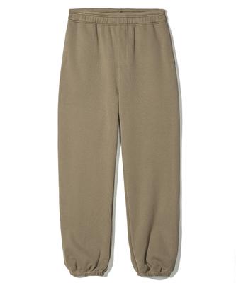 PARTIMENTO [Fleece-Lined] Knit Jogger Pants Beige