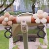 Baby Stroller Hook Sweet Flower Children Cart Umbrella Hanging Bag Storage Loop Hook Infant Supplies Storage Accessories