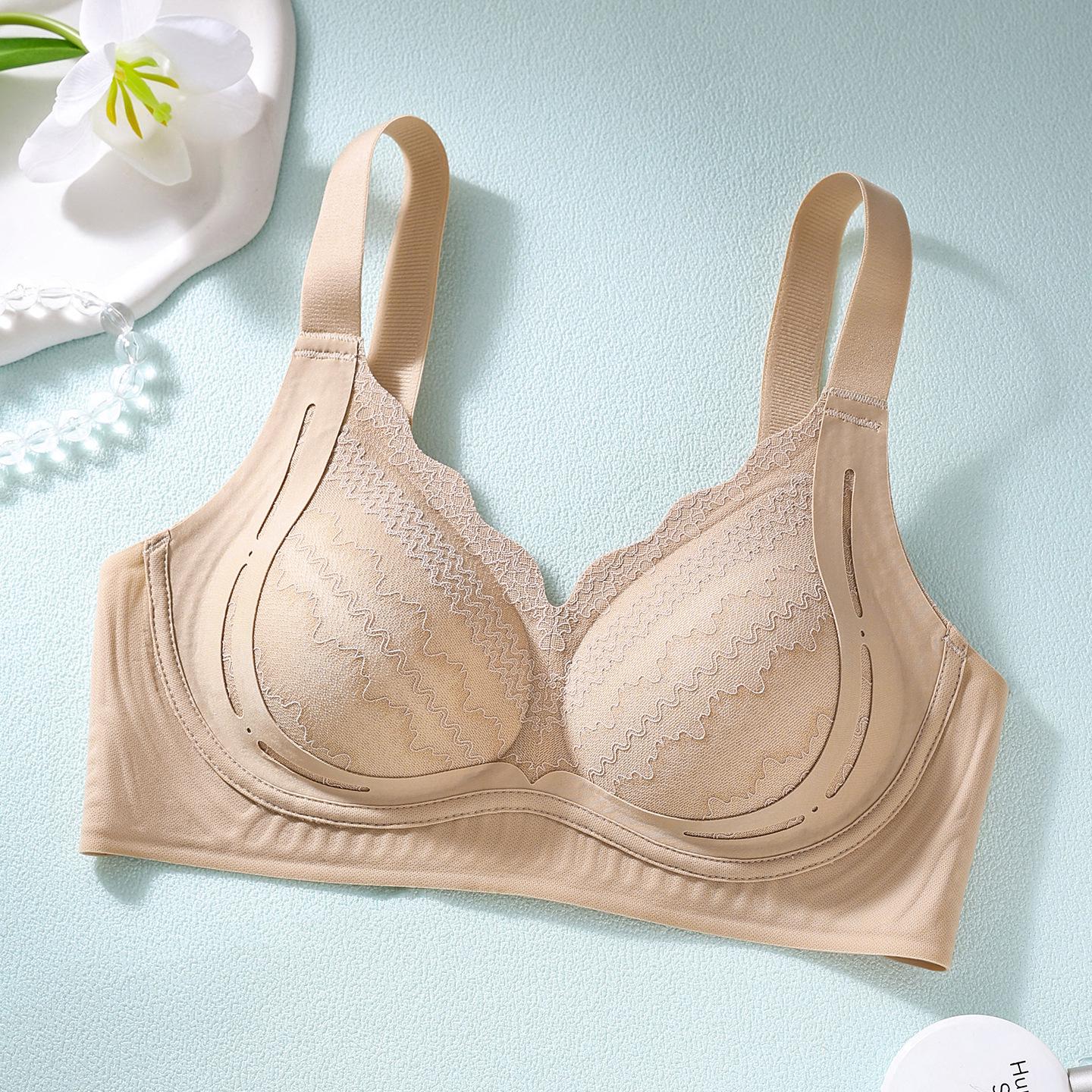 

2026 Spring/Summer Seamless Women s Wireless Bra – Air Cloud Lift, Soft Support, Light & Breathable 2XL 40/90 (recommended for 140-160 lbs)