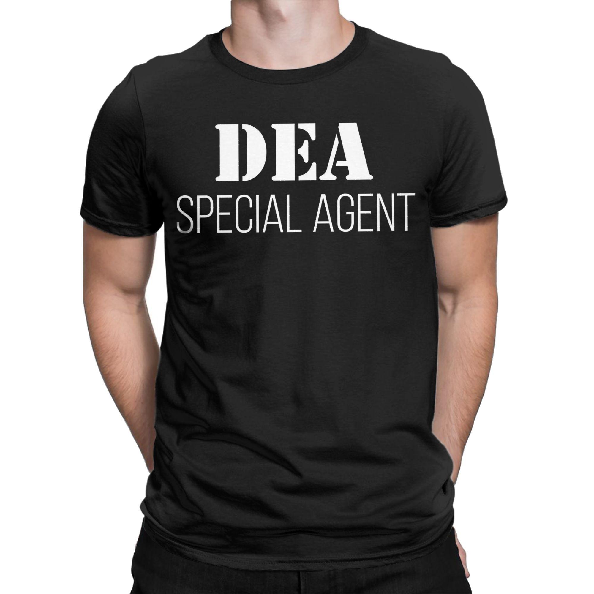

Винтажные футболки DEA Special Agent США для мужчин и женщин, с круглым вырезом, из чистого хлопка, с коротким рукавом, взрослые топы S