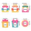 Multicolor Party Photo Props Felt Headgear Hat Funny Cake Hat Party Cap  Gift