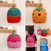 Letter Cherry Fruit Pattern Kids Backpack With Pvc Material For School And Outdoor Use