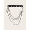 Fashion Double Metal Trouser Chain Hip Hop Belt Cool Accessories Waist Chain