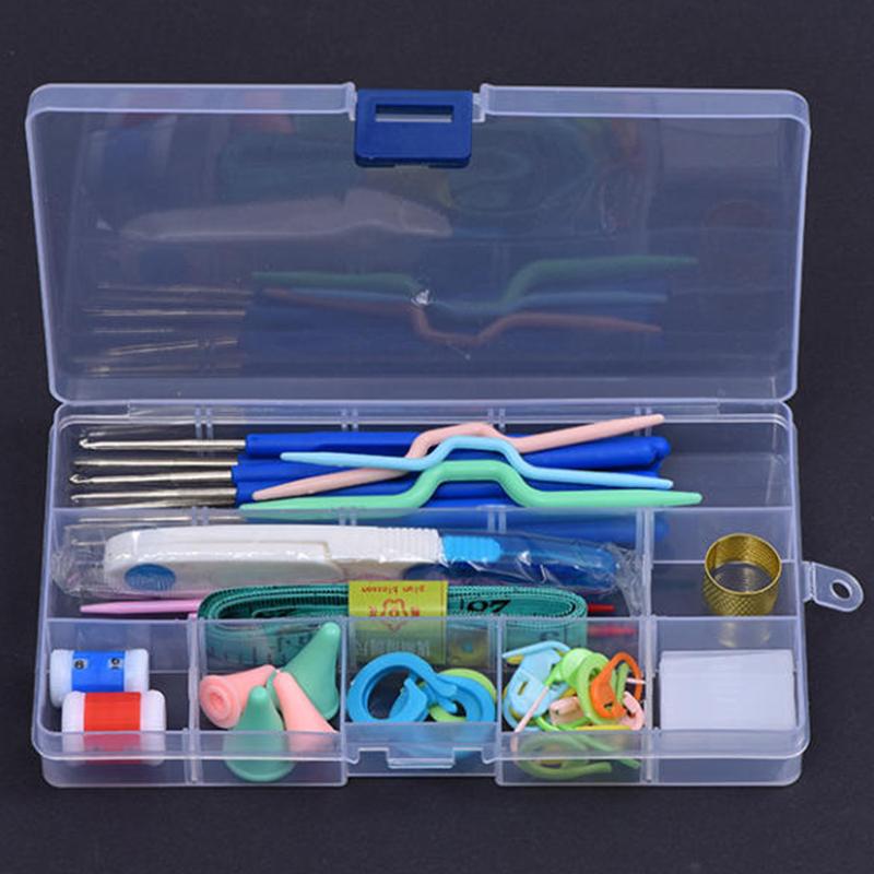 52 Piece Crochet Set Soft Grip Crochet Treatment Knitting Needle Kit Diy Hand Knitting Art Tools
