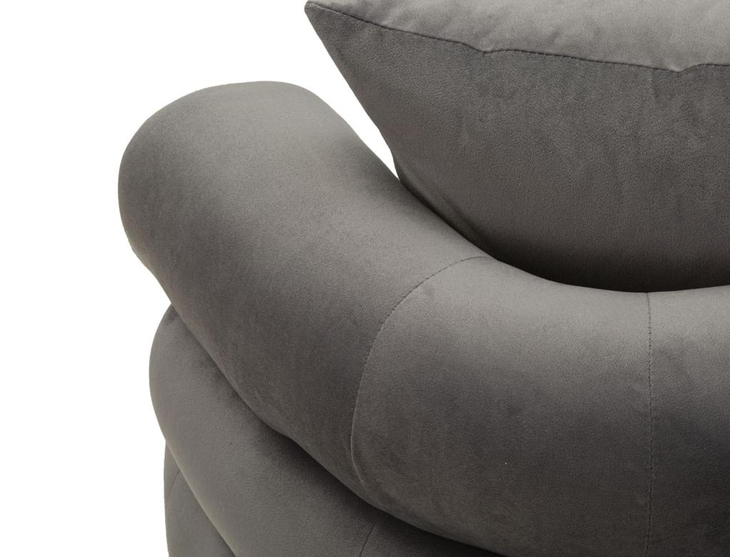 Sofa Silvery Plus With Cushions  Cm 133X68X69