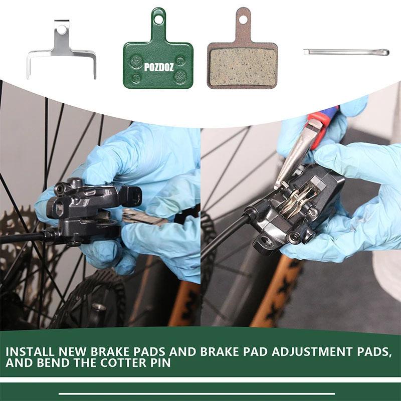 POZDOZ  MTB Ceramic Road Brake Pads for SHIMANO B01S B05S Mountain Bicycle Hydraulic Disc Brake Pads Bike Cycling Parts