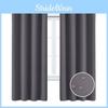 Outdoor Sun Waterproof Blocking Curtain With Grommets For Balcony Spaces Patio
