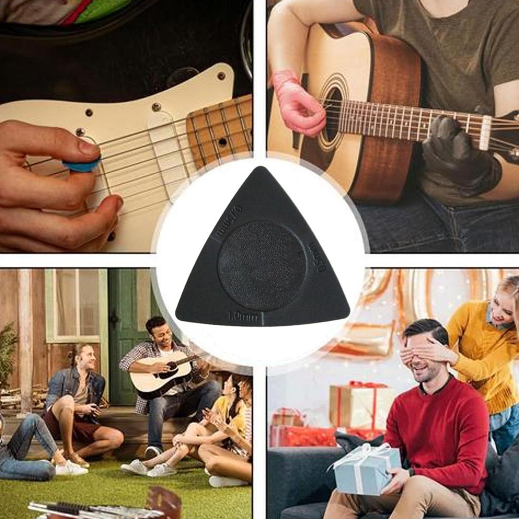 Triangle Anti-Slip Grip Guitar Picks for Precision Play