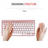 Tastiera e mouse wireless 2.4G Protable Mini tastiera e mouse Combo set per notebook laptop Mac desktop PC computer Smart TV PS4