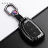 Abs Carbon Fiber Style Car Key Case Cover For Hyundai Ix35 I40 I20 I10 Tucson Elantra Creta Sonata Ioniq Accent Creata Keychain
