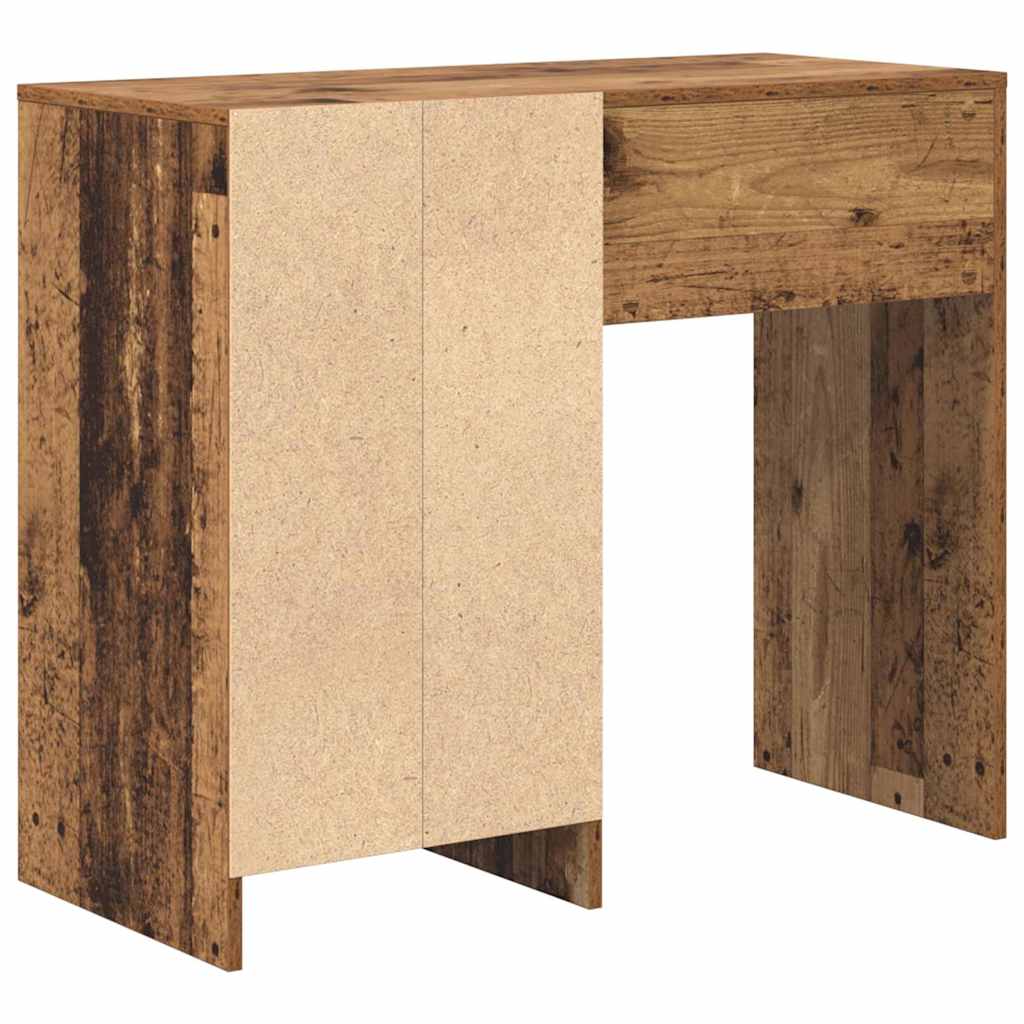 Vintage Wood Desk 90 x 37.5 x 75 cm Engineered Wood
