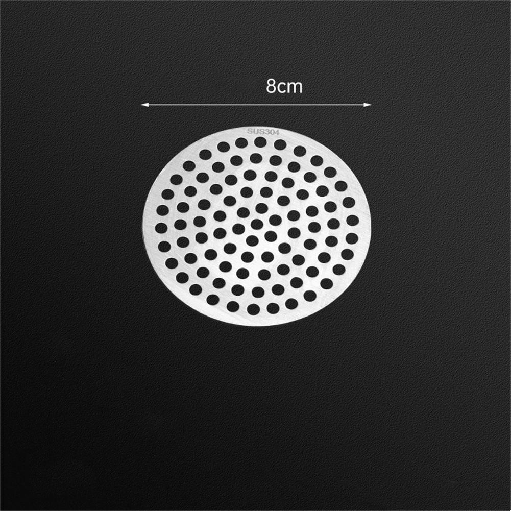 Effektiver Haar- und Schmutzblockierer Edelstahl Badezimmer Duschablauf Haarfilter Hochwertiger Edelstahl Runde Form