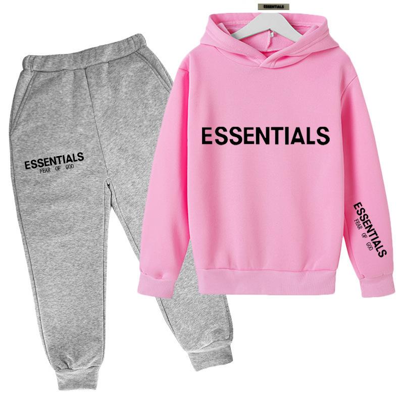 FEAR OF GOD Duplex Essentials Children's Suit Chest Hot Printing Children's Hoodie T