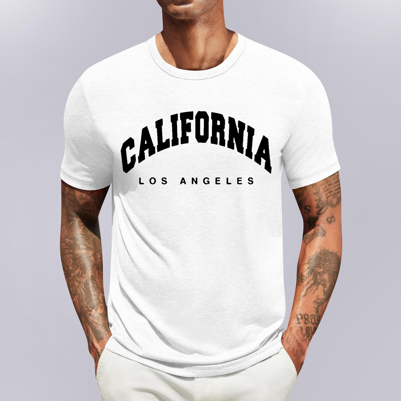 

Мужская повседневная мода, удобная кофта-свитшот с надписью «День независимости» XL белый