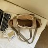 Waterproof Travel Bag Women's Shoulder Bag Solid Color Large Capacity Crossbody Bag
