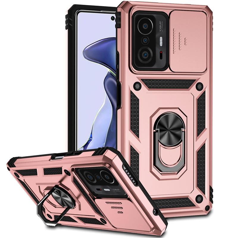 For Xiaomi 11T Pro Case Shockproof Armor Magnetic Holder Ring Funda For Xiomi Mi 11T 11 T Pro 11TPro Mi11T Lens Protector Cover