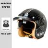 Jet Helmet Men Women Open Face Motorcycle Helmets DOT Approved Capacete De Moto ABS Material Moto Equipments ECE Certified