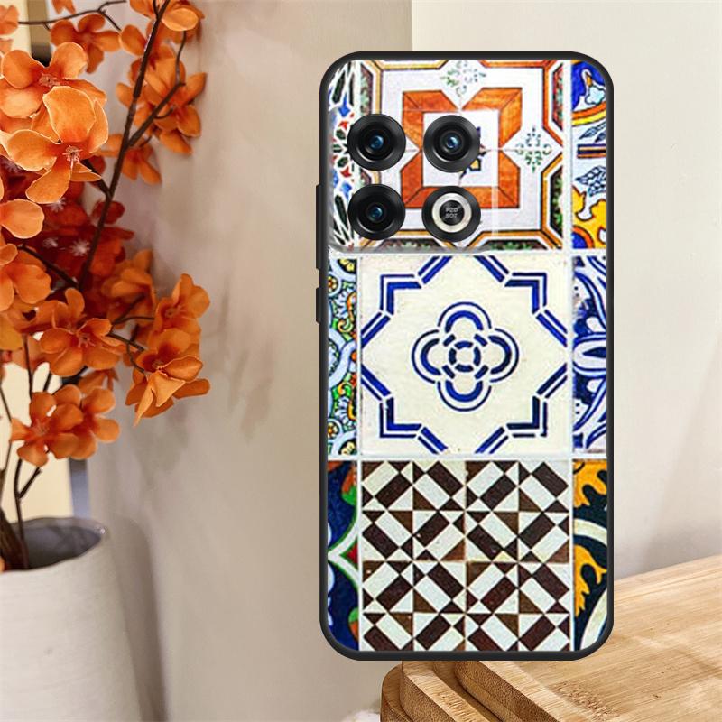 Moroccan Tile Funda For OnePlus 13 13R 12 12R 11 10 Pro 8T 10T OnePlus Nord 4 CE 2 3 Lite N10 N20 N30 Case