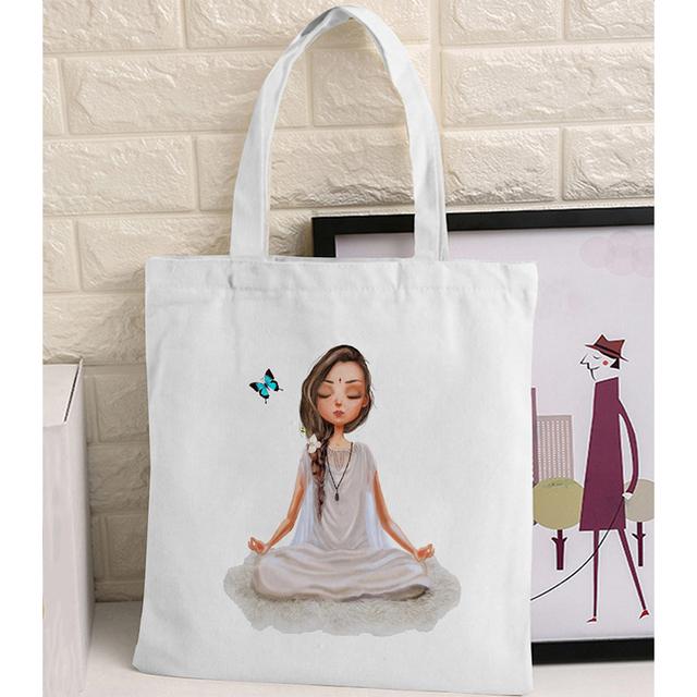 Women Graphic College Harajuku Shopper Bag Van Gogh Sunflower Starry Sky Shopping Bag Women Canvas Shoulder Bag Large Tote Bag