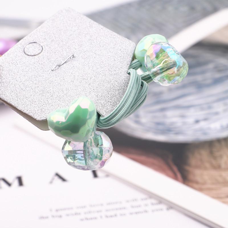 

2 шт. Милые Новые Принцесса Семь Цветов Двусторонняя Головной Убор Детские Эластичные Резинки для Волос Детские Веревочки Детский Головной Убор Аксессуары для Девочек