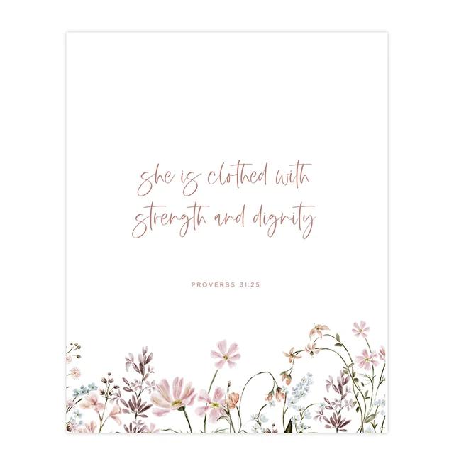 Christian Nursery Wall Art Prints  Bible Verse Poster Child of God Quote Canvas Painting  Ideal Gift for Baby Girls Room Decor