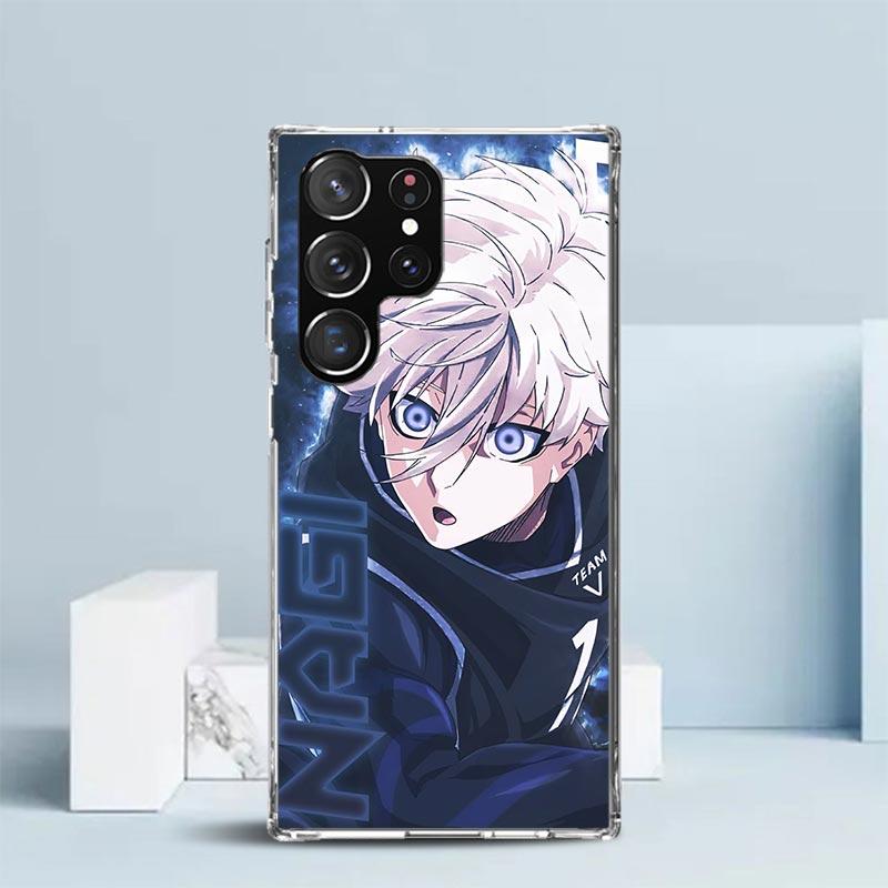 Blue Lock Nagi Seishiro Soft Cover for Samsung Galaxy S25 Edge S26 S24 S23 Ultra Phone Case S22 S21 Plus S20 FE Print Pattern Sh