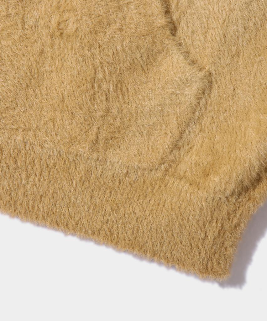Dimiteulibeullaeg 2Way Essential Gradient Hairy Zip-Up Hoodie_Oatmeal