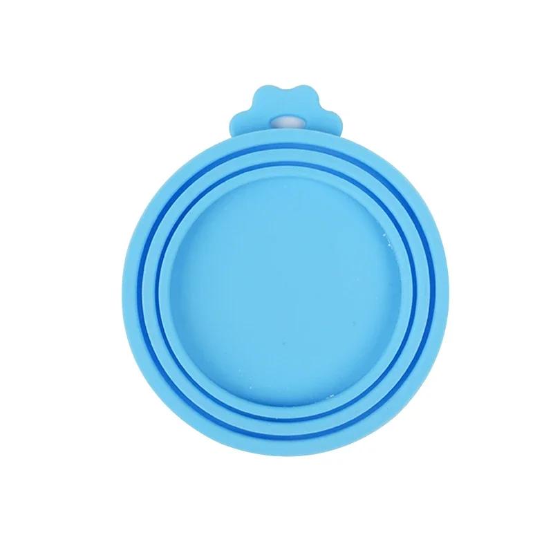 1 ud. 3 en 1 Reutilizable Almacenamiento de Alimentos Mantener Fresco Tapa de Lata Tapa para Latas de Mascotas Tapa de Lata de Silicona A Prueba de Moho Suministro Caliente de Cocina Tapas de Conserva