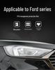 Ford Mondeo/Edge/Explorer Black Headlight & Clear Taillight Film - TPU