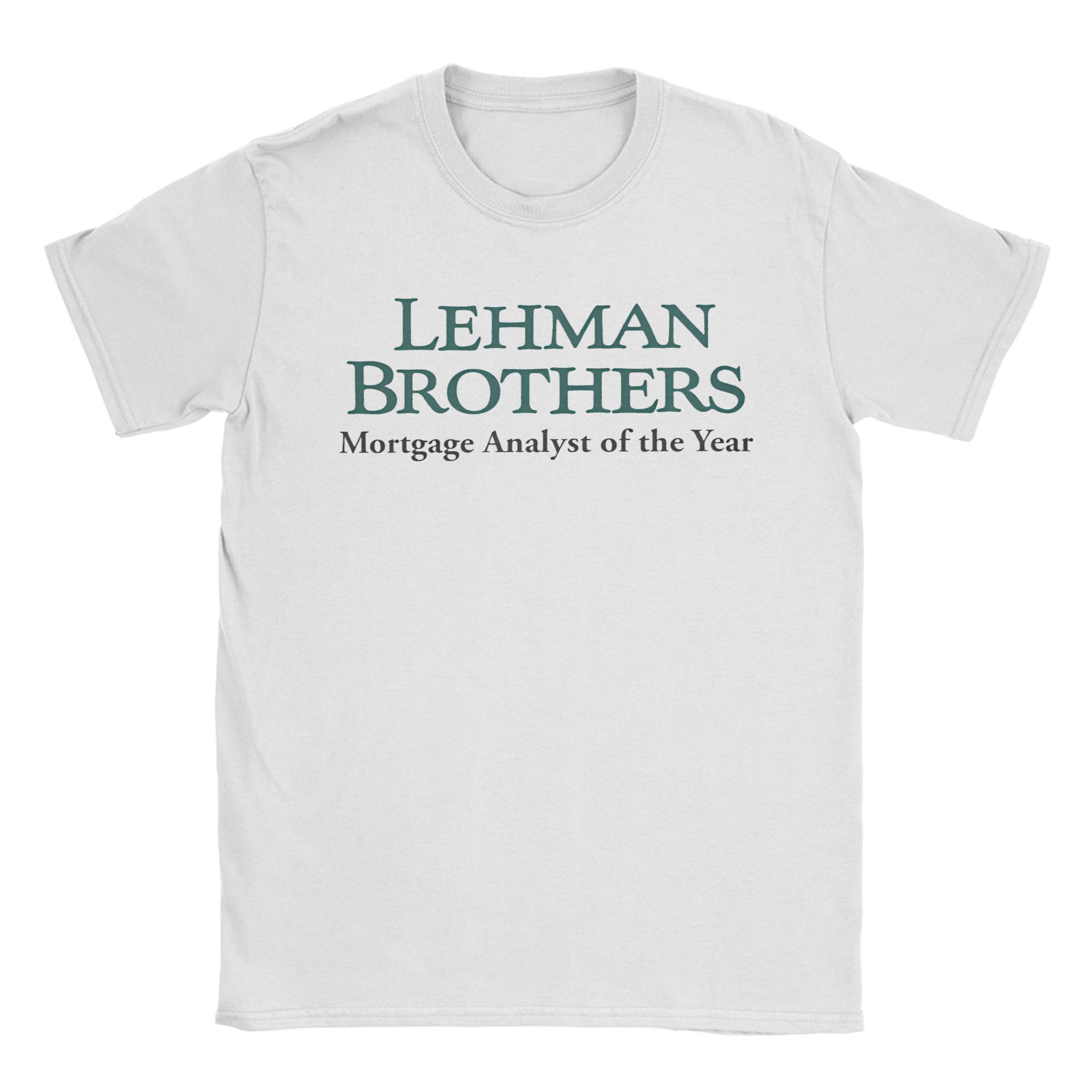 

Lehman Brothers Risk Management Department Men s T Shirts Vintage Tee Shirt Short Sleeve Round Neck T-Shirt Cotton Gift Tops ... 5XL
