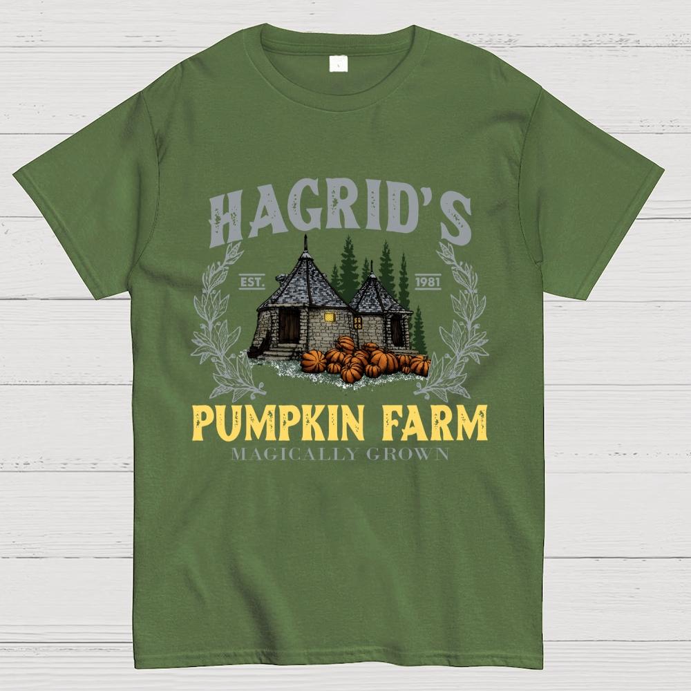 Hagrid's Pumpkin Patch Unisex Cotton Summer Casual Cool Loose T-Shirt