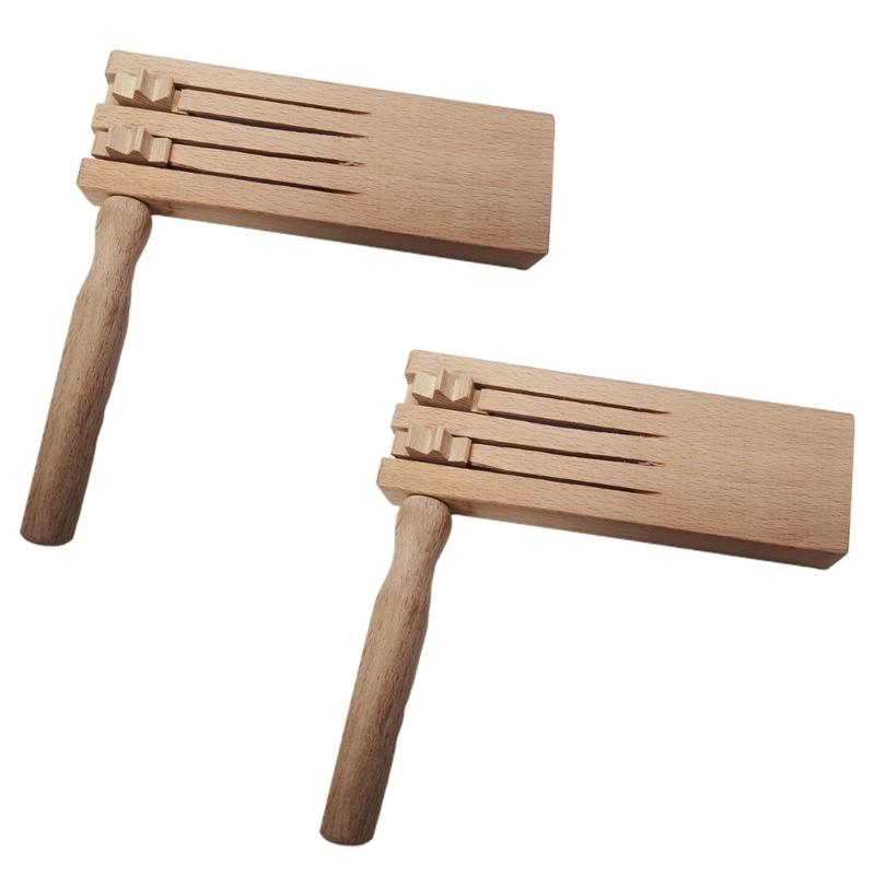 Wood Ratchet Noise Makers Traditional Mexicans Matraca Rattle for Game Wood Rattle Ratchet Instrument for Party Favor