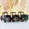 Table Ornament Christmas Truck Festival Desktop Decoration LED Lighting Tabletop Decor