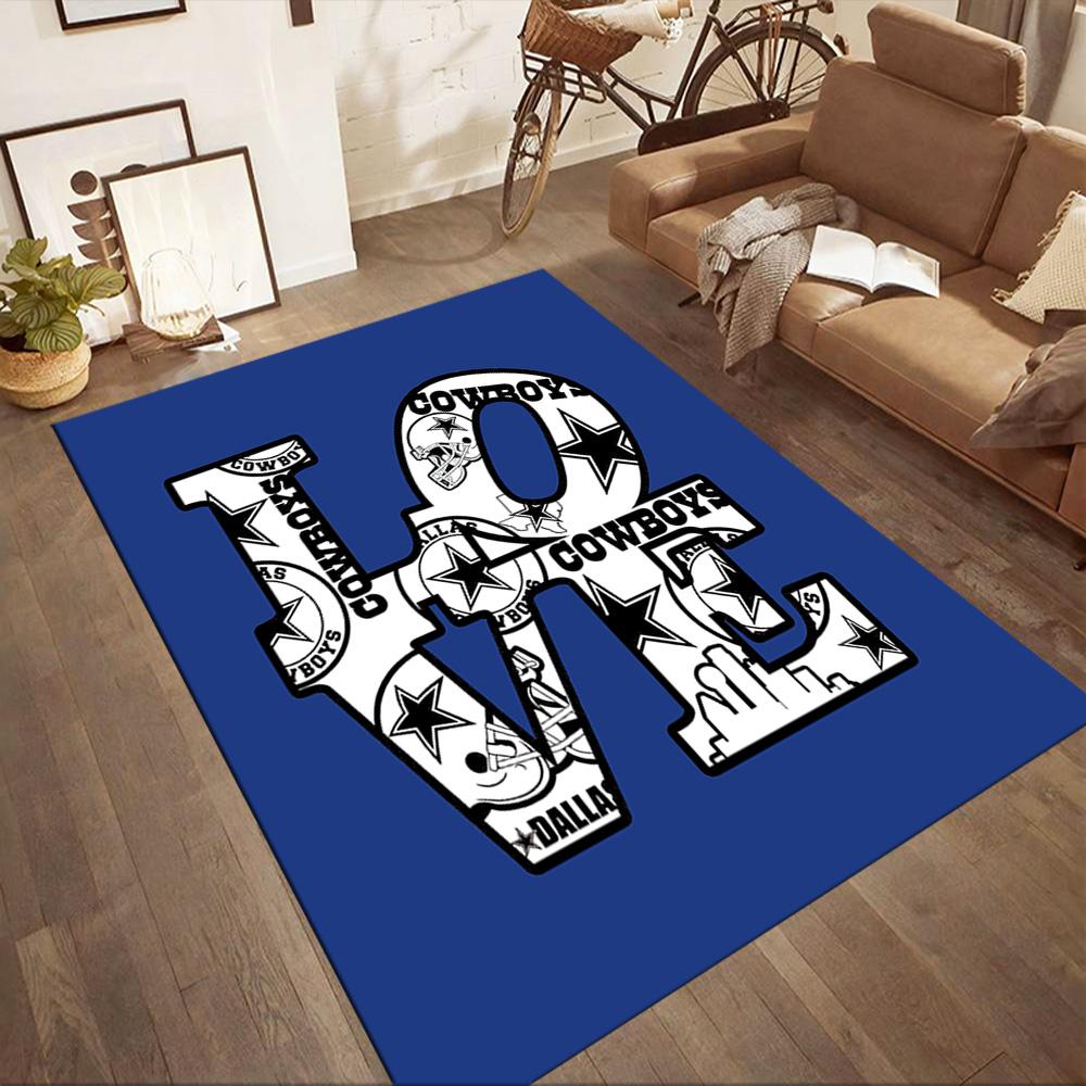 Dallas Area Rug Suitable for Outdoor Dormitory Foyer Dining Room Antislip Carpet Office Home Decor Gift for Festivals