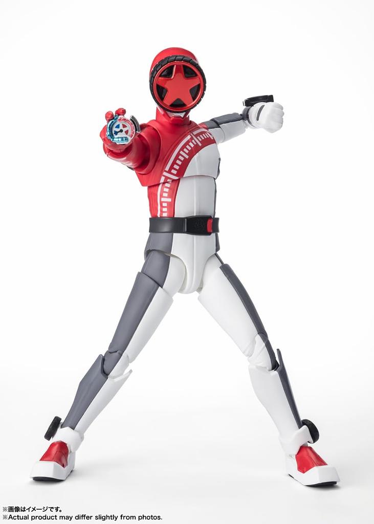 Bakujo Sentai Bunger Bun Rød ca 145 mm PVC ABS malt bevegelig figur SHFiguarts &