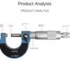 Professional High-precision Measurement Tools Premium Carbide Tip Micrometer  Manufacturing