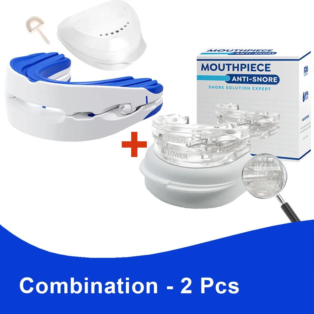 Adjustable Anti Snoring Mouth Guard Braces Anti-Snoring Mouthpiece Bruxism Snoring Stopper Improve Sleep Quality Better Breath