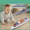 Inertial Simulation Aircraft Carrier Model Plastic Toy Car For Boys Ages 2-6 With Sound And Light Effects